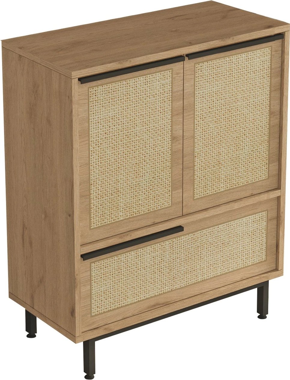 Dollap multifunksional Hanah Home, On8B-Su, ngjyrë arre dhe lis