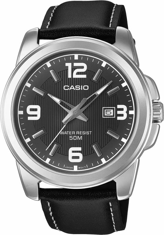 Orë dore për meshkuj CASIO, e zezë