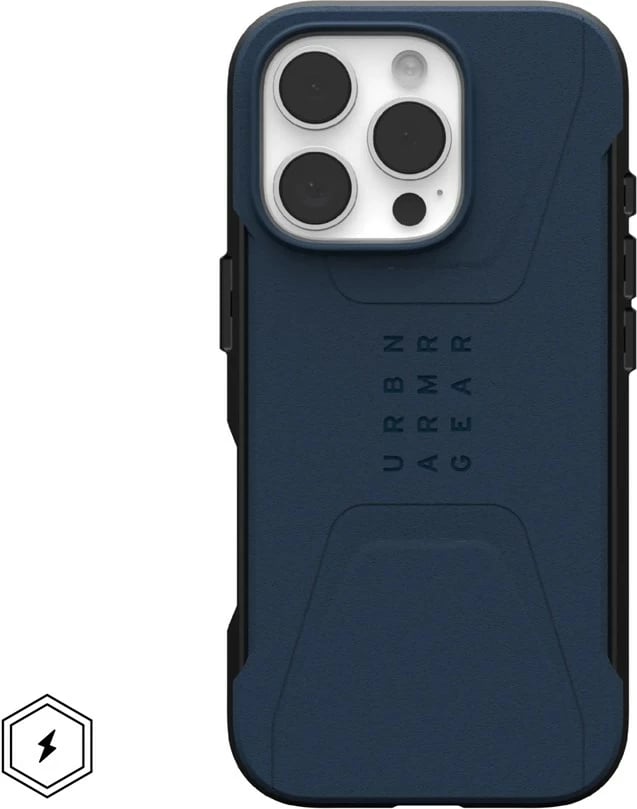 Mbështjellës Urban Armor Gear Civilian për celular, 16 cm (6.3"), Navy