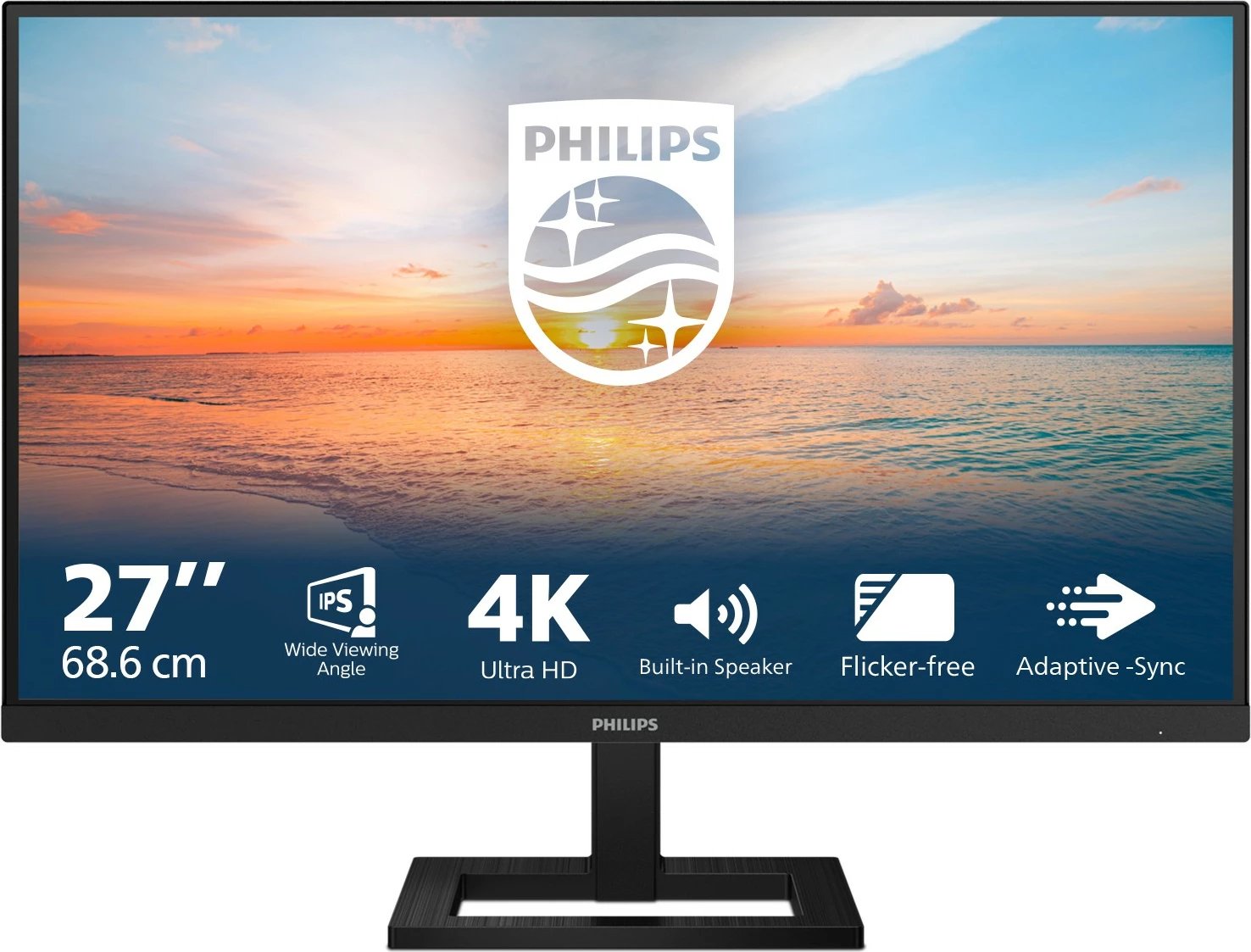 Monitor Philips 27E1N1800AE/00, 27", 4K Ultra HD, LED, i zi