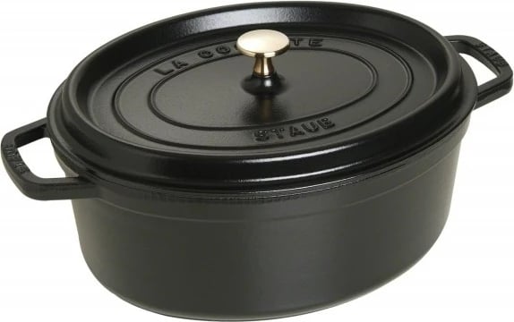 Enë gatimi Staub La Cocotte, 4.2L, gize, e zezë