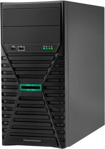 Kasë server HPE ProLiant ML30 Gen11, Intel Xeon E-2434, 32 GB RAM DDR5, 2x960GB SSD, e zezë
