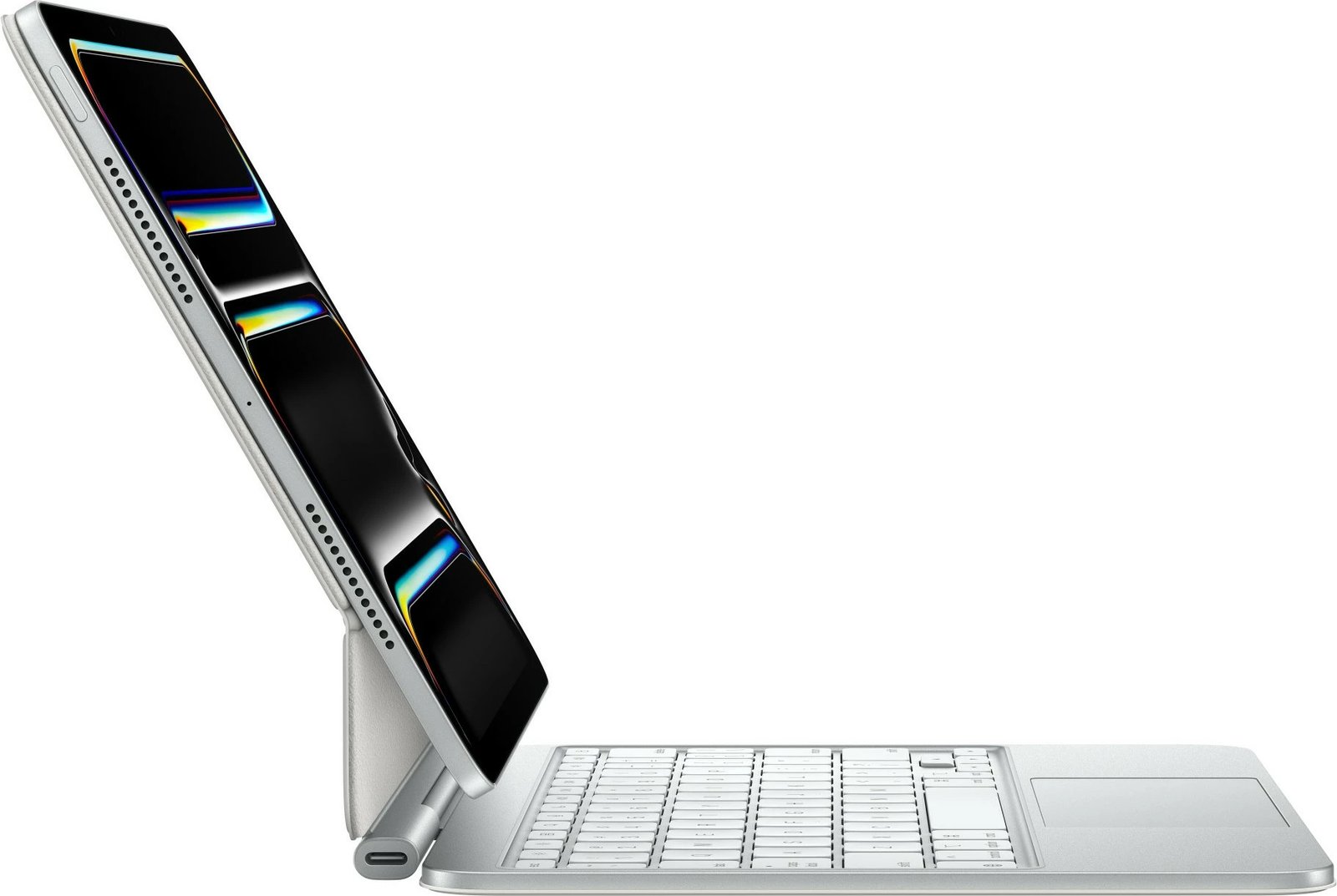 Tastierë Apple Magic Keyboard, AZERTY, Trackpad, Scissor key switch, e bardhë