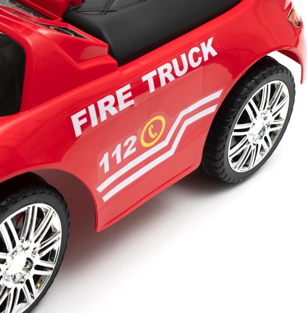 makinë lodër shtytëse BABY MIX HASSIC me panel zëri, dorezë udhëzuese, nga 12+ muaj, ngarkesë 25 kg, e kuqe