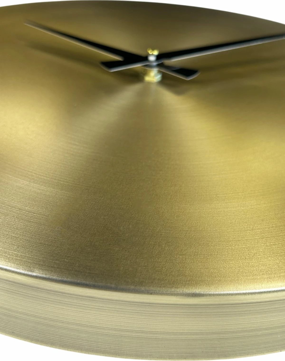 Orë muri dekorative metalike Wallity, ari, e zezë, 35cm