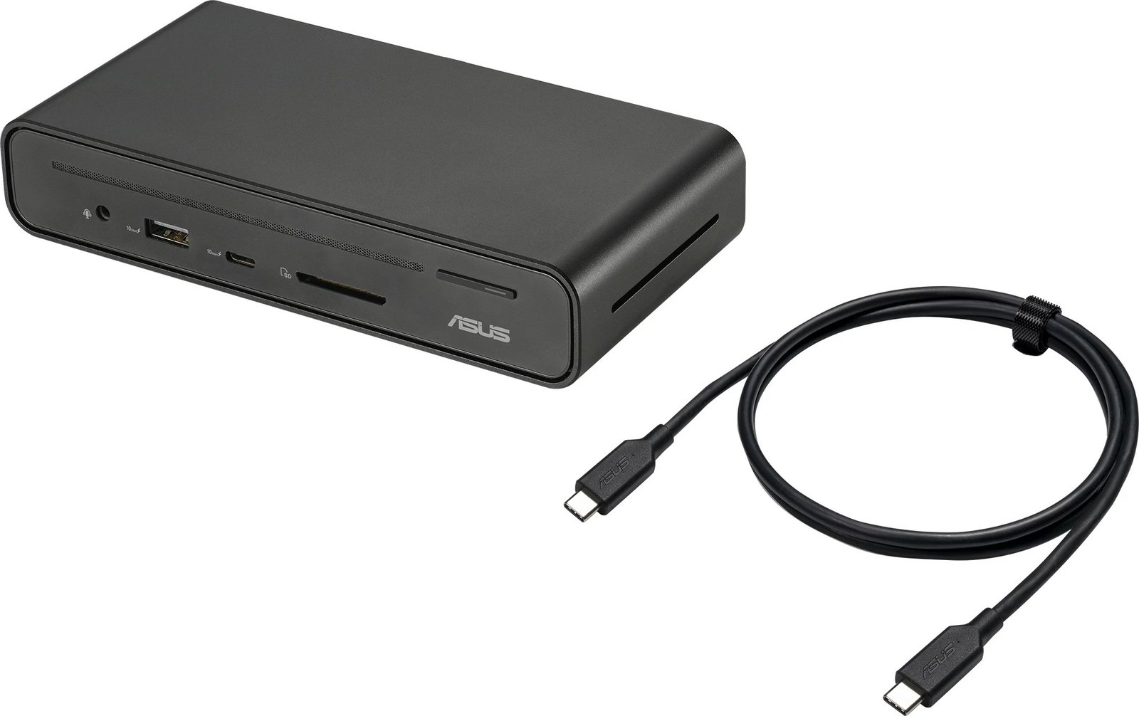 Docking station ASUS DC301, 3 ekrane, USB-C, e zezë