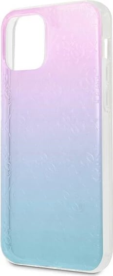 Mbështjellës Guess 4G 3D Pattern për iPhone 12 Pro Max, 6.7", blu/rozë Mbështjellës Guess 4G 3D Pattern për iPhone 12 Pro Max, 6.7", blu/rozë