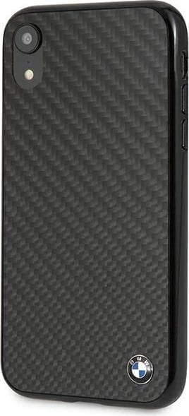 Mbështjellës BMW Signature Carbon për iPhone XR, i zi