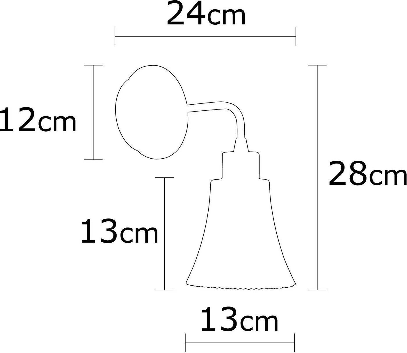 Llambë muri Opviq, Foca - N-129, e zezë Llambë muri Opviq, Foca - N-129, e zezë