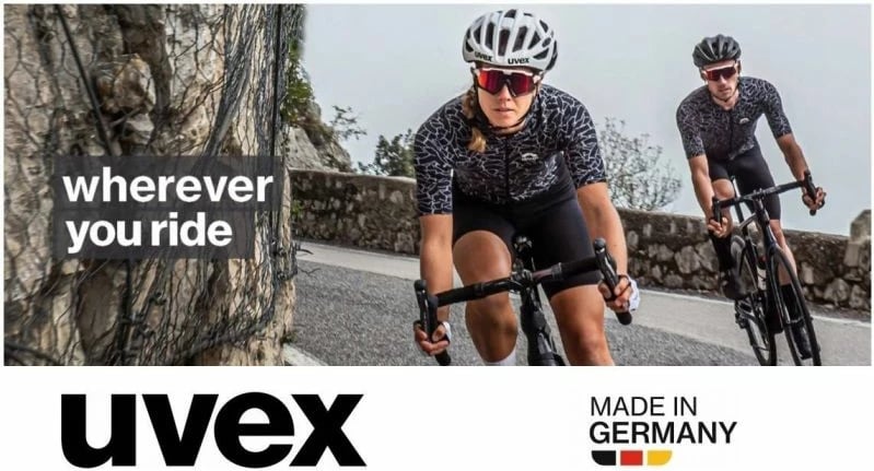 Helmetë Uvex, unisex, e kuqe