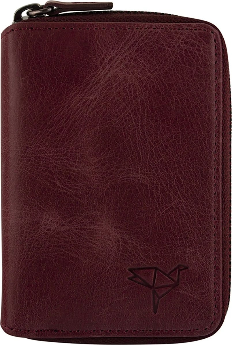 Portofol unisex, ngjyrë e kuqe klaret, Zoozie Bags, Fargo