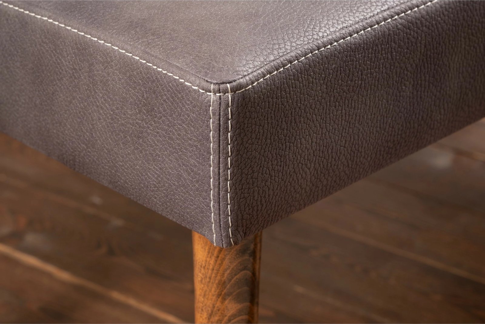 Pouf Atelier del Sofa, ngjyrë antracit, 92x44x46 cm