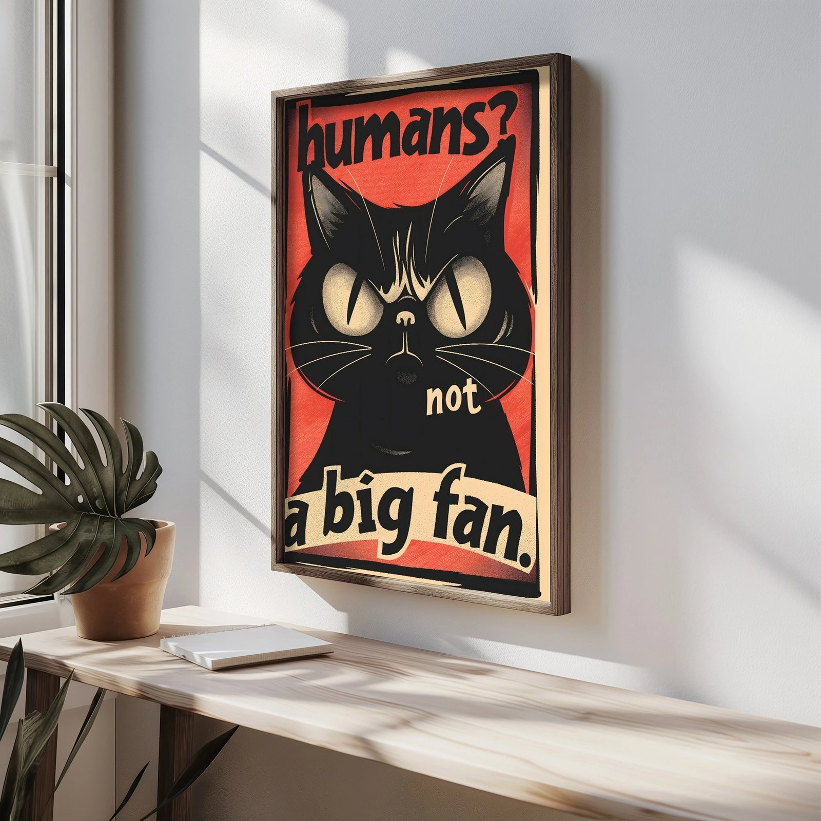 Pikturë dekorative me kornizë MDF, shumëngjyrëshe, HUM067, 50x70x3.5cm