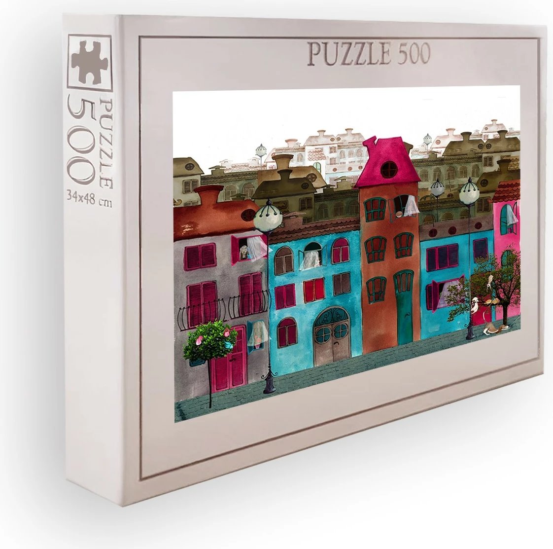 Puzzle 500 copa, Evila Originals, shumëngjyrësh, PZL_0177_500