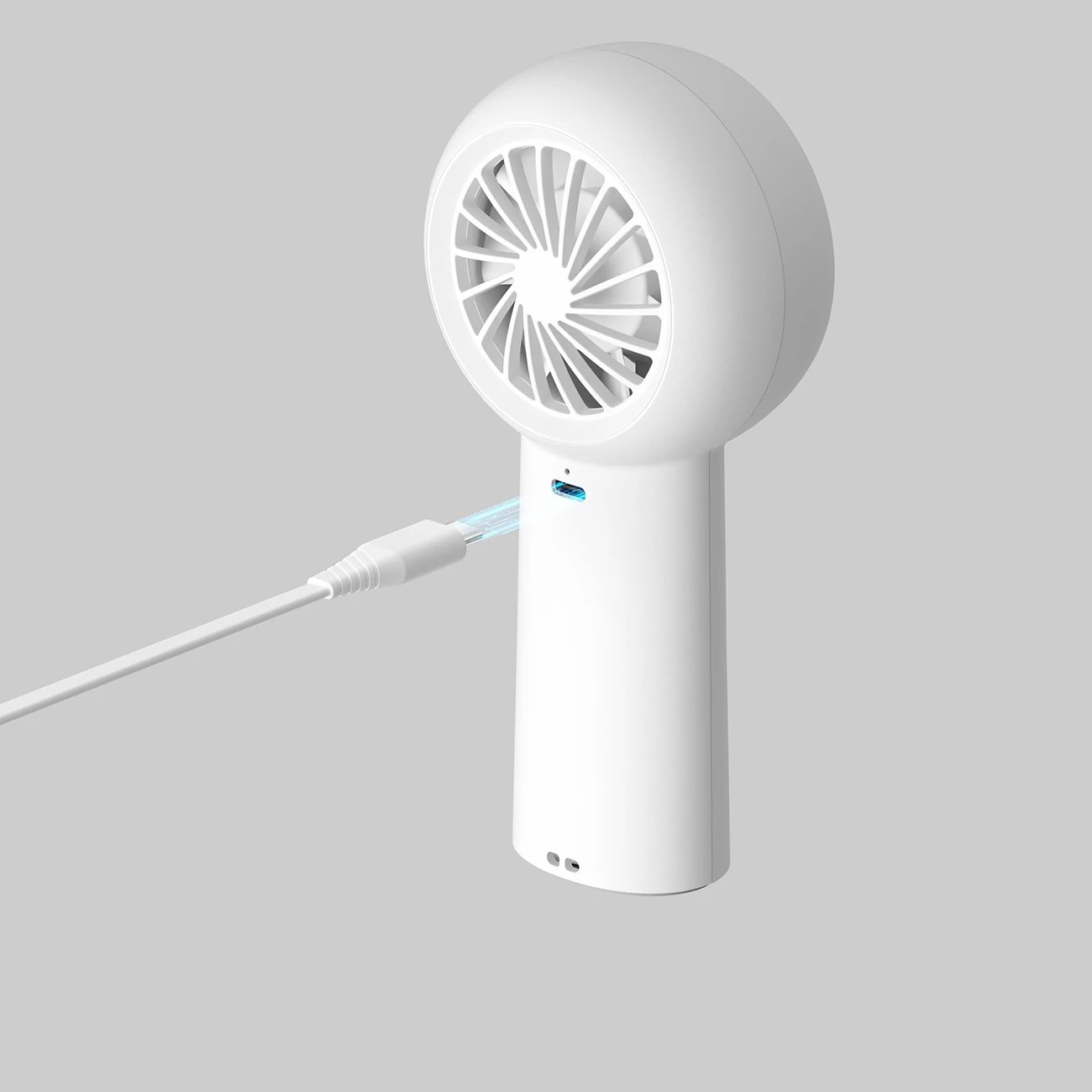 Ventilator dore Jisulife Life5 Plus FA43, 4000 mAh, USB-C, Bardhë