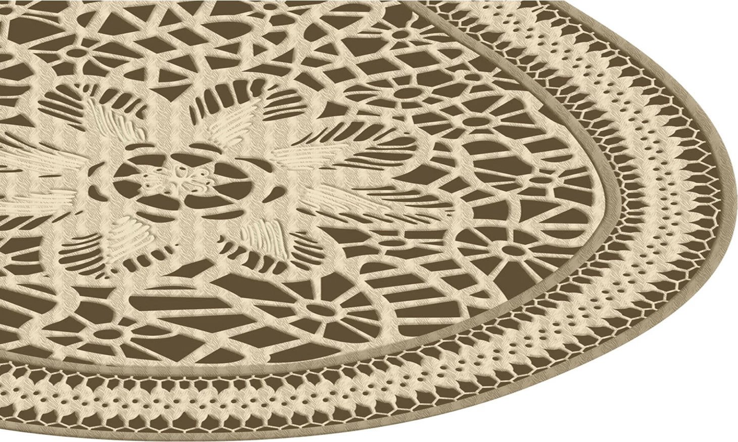 Set tapetash për banjo (2 copë), krem, Mijolnir, 21015515Kr