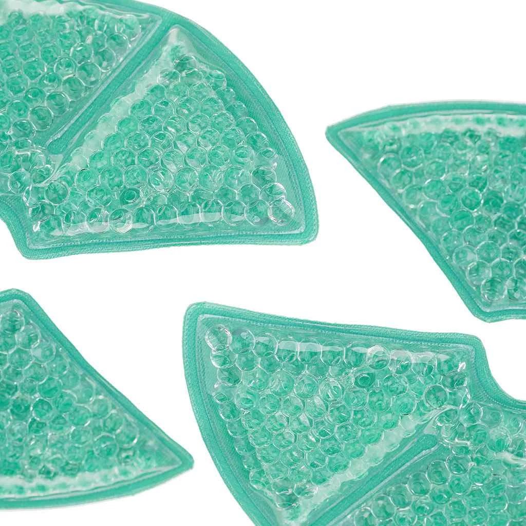 Kompresa gjiri me xhel, AKUKU, përdorim i ngrohtë/ftohtë, transparente, set 2 copë