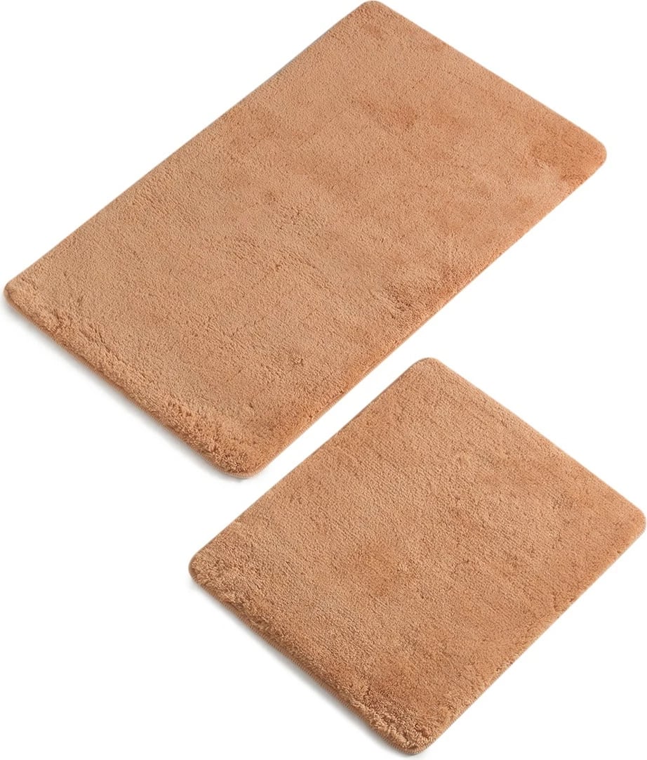 Set tapetash për banjo akrilik, 2 copë, ngjyrë portokalli