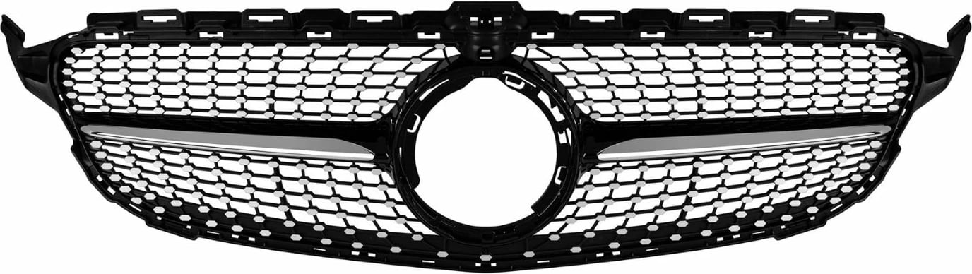 Grill i përparëm Diamond për Mercedes C Class W205, S205, C205 2019-2020 me hapsiren e kameres