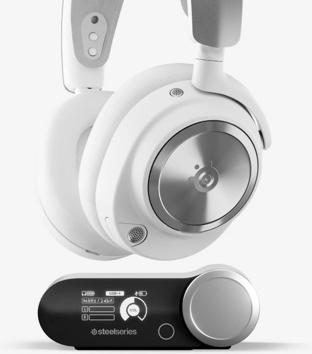 Kufje SteelSeries Arctis Nova Pro Wireless P, e bardhë