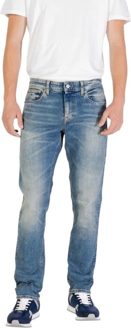 Pantallona Tommy Hilfiger Jeans meshkuj, të kaltërta të çelta