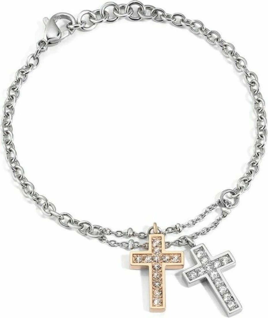 Byzylyk për femra Morellato SADR05, 18 cm, argjendtë dhe bronzi
