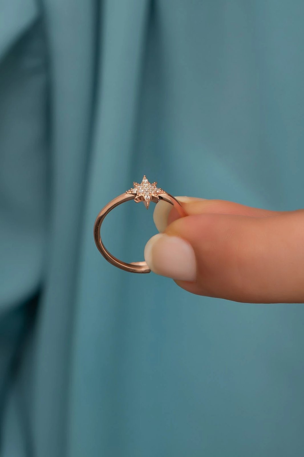 Unazë argjendi, ngjyrë rozë ari, Jumeon, NRZ99705