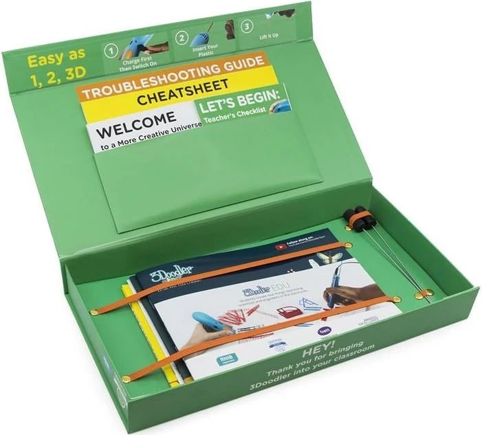 Set plastikash për 3Doodler Start, 3Doodler, 8SPSFULLED, shumëngjyrëshe