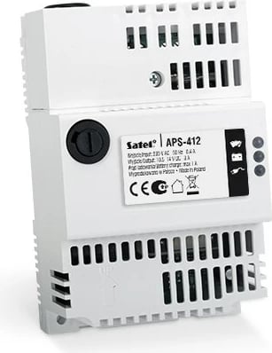 Furnizues energjie SATEL APS-412, i bardhë