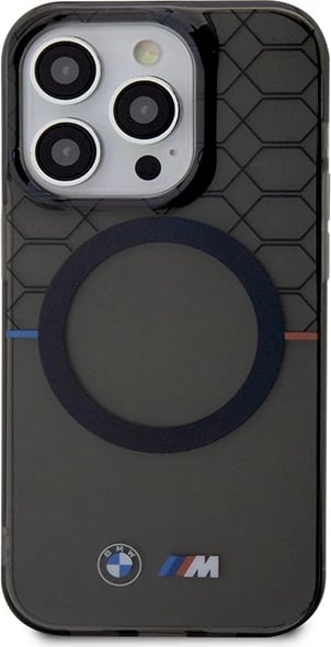 Mbështjellës BMW Pattern MagSafe për iPhone 13 Pro / 13, Gri