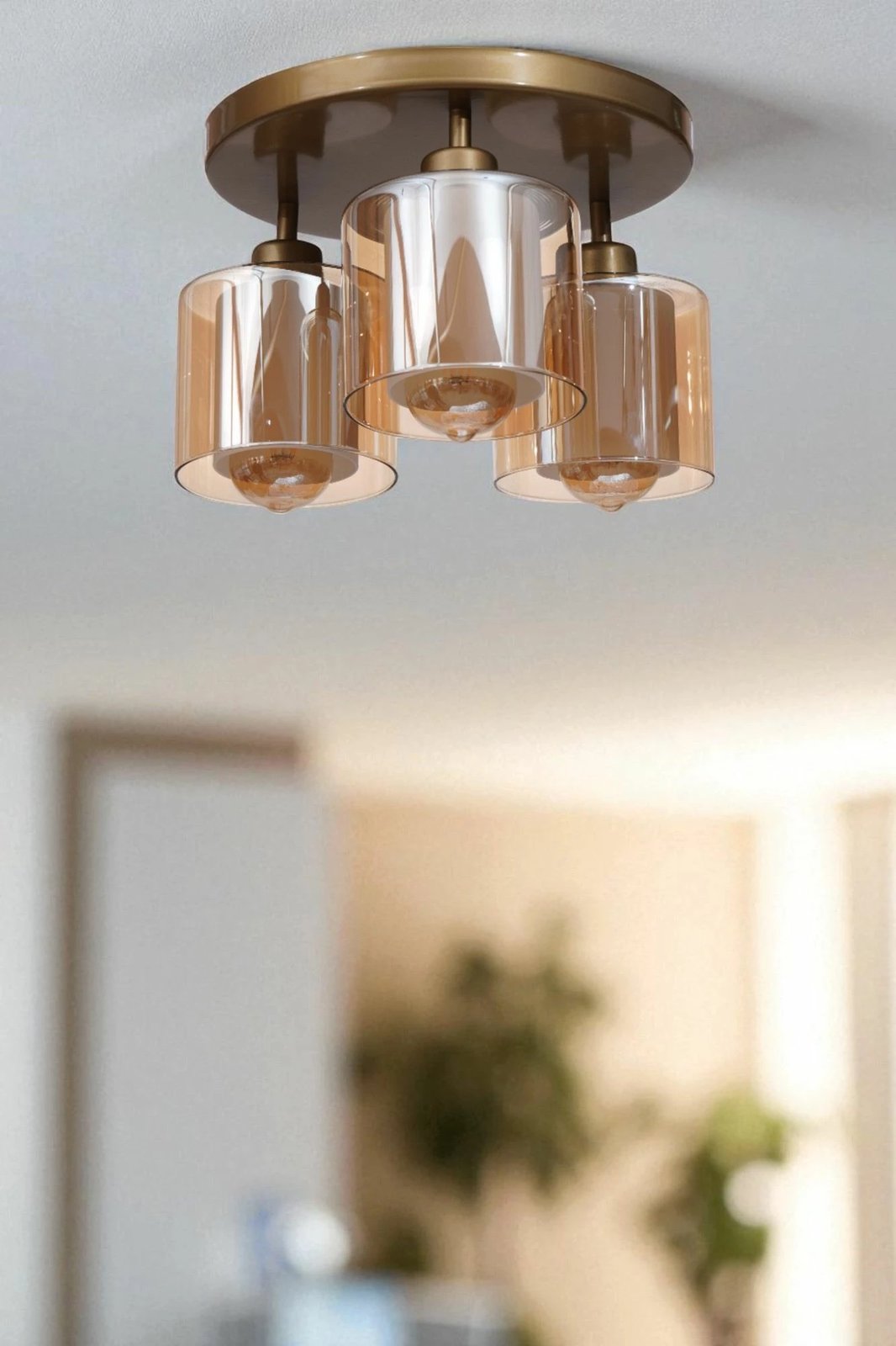 Llambadar Opviq, 9016-3, ngjyrë mjaltë dhe ari