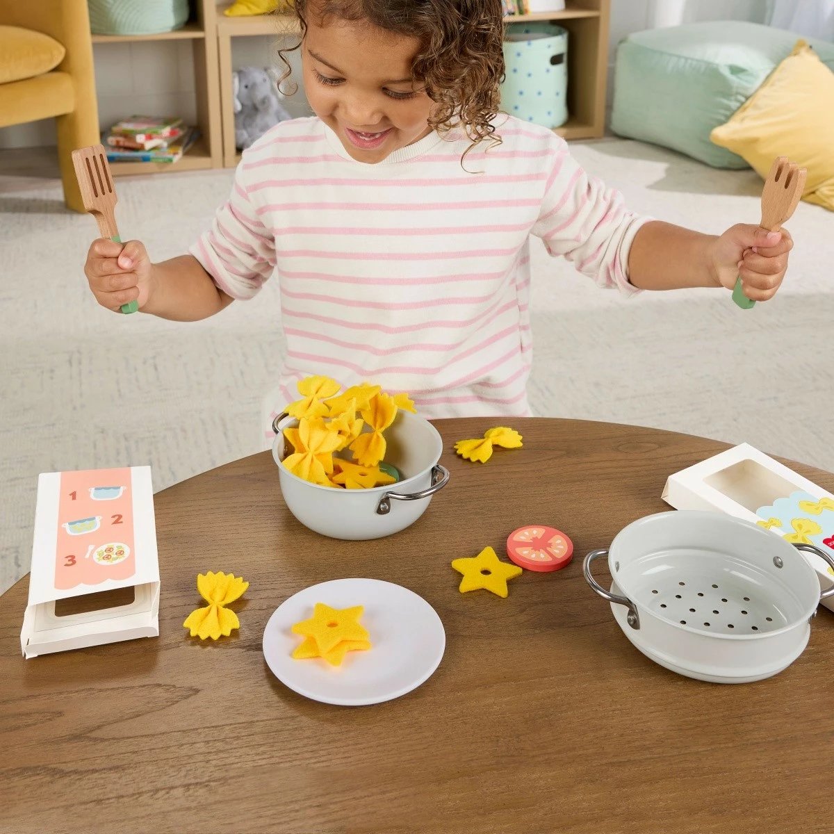 Set lodrash Chef's Pasta Fisher Price JFG14, 31 pjesë, shumëngjyrëshe