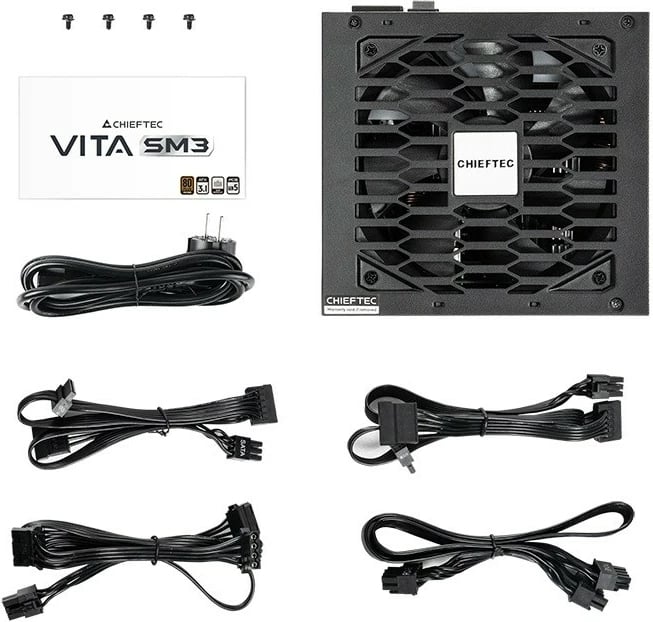 Kasë furnizimi Chieftec BPX-850-C VITA SM3, 850W, 80 PLUS Bronze, e zezë