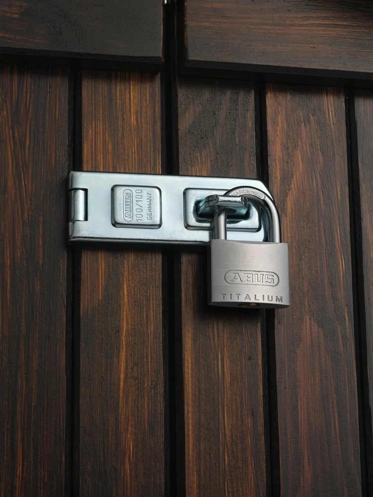 Dry sigurie ABUS Titalium 25mm, 2 çelësa, metalik