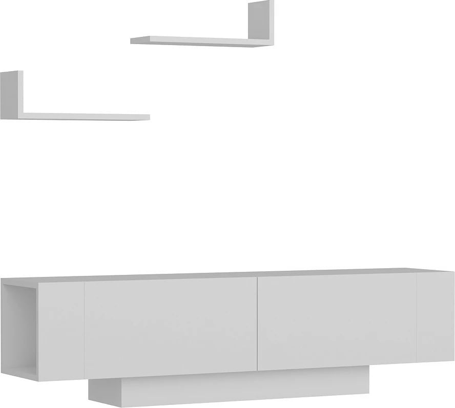 Komodë TV Hanah Home, Ekol, e bardhë