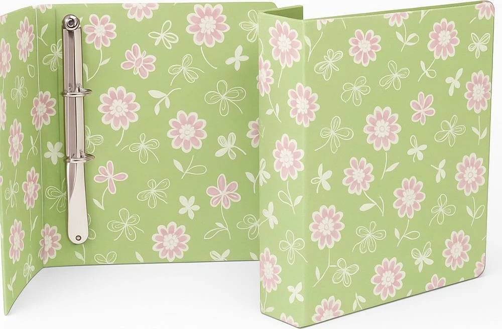 Fletore luksoze NEXT me 2 unaza, Lime-pink