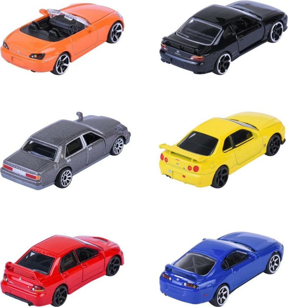 Vetura lodër Majorette Japan Legends Premium, 1:64, metal, mix ngjyrash