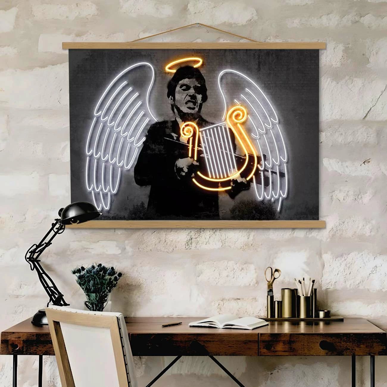 Pikturë dekorative me kornizë, shumëngjyrëshe, Wallity MRG61, 50x70cm