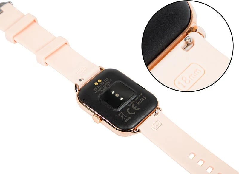 Smartwatch BLOW X16 Bluetooth, 1.75", 230 mAh, Pink, me 2 rripa