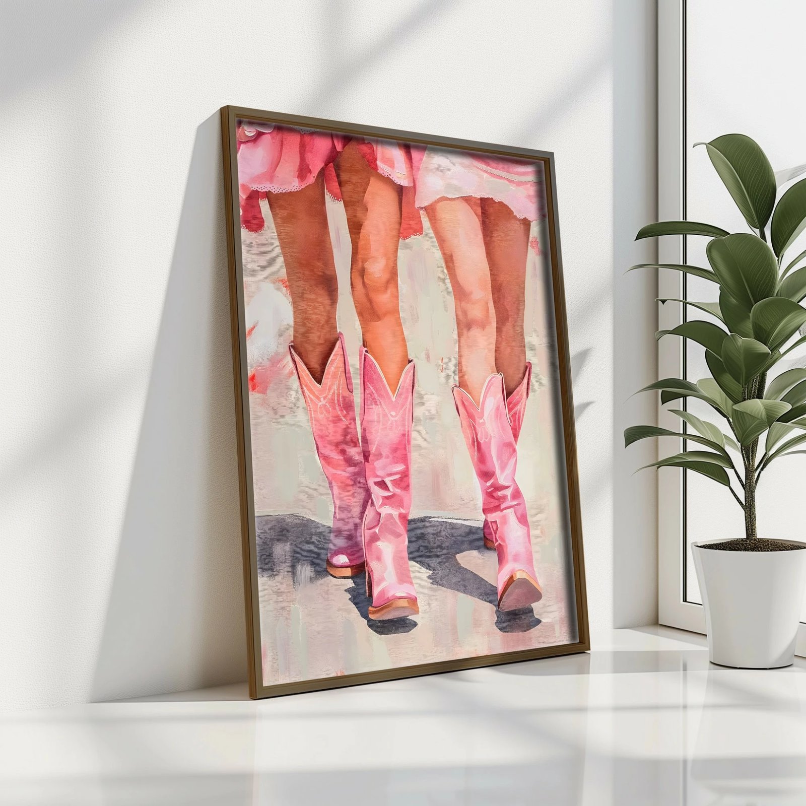 Pikturë dekorative me kornizë MDF, Wallity, GE084-L