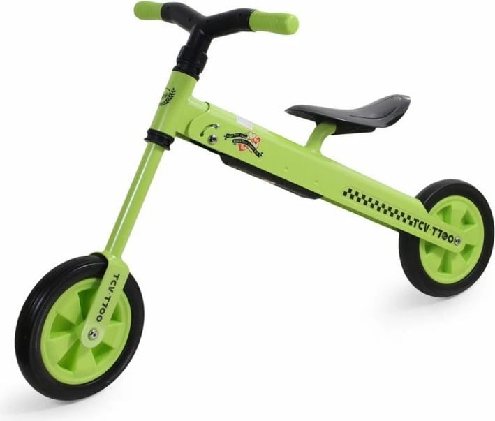 Bicikletë e balancit për fëmijë TCV, modeli T700, ngjyrë jeshile