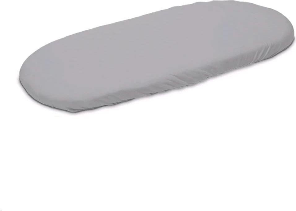 Çarçaf karroce bebe, New Baby, jersey me elastik, 35x75 cm, gri