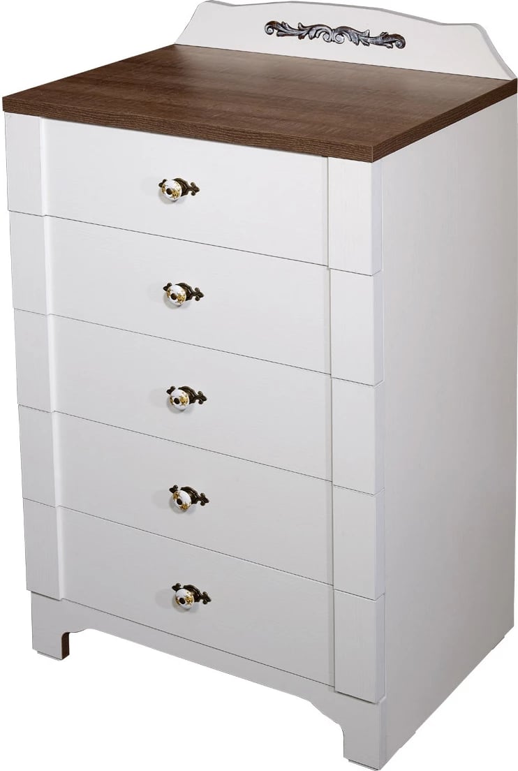 Komodë Hanah Home, Gazel, ngjyrë e bardhë