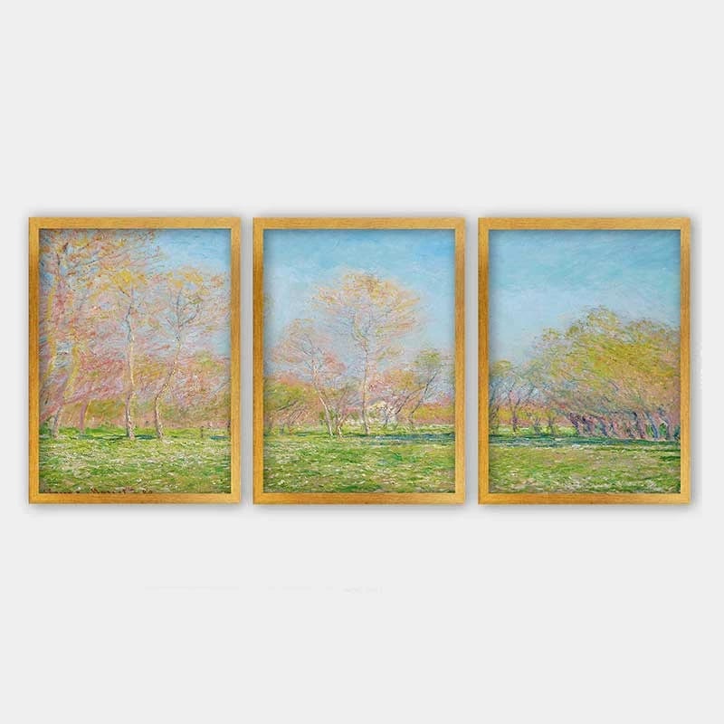 Pikturë dekorative me kornizë (3 copë), Wallity, 3AC_UN3896329_3545