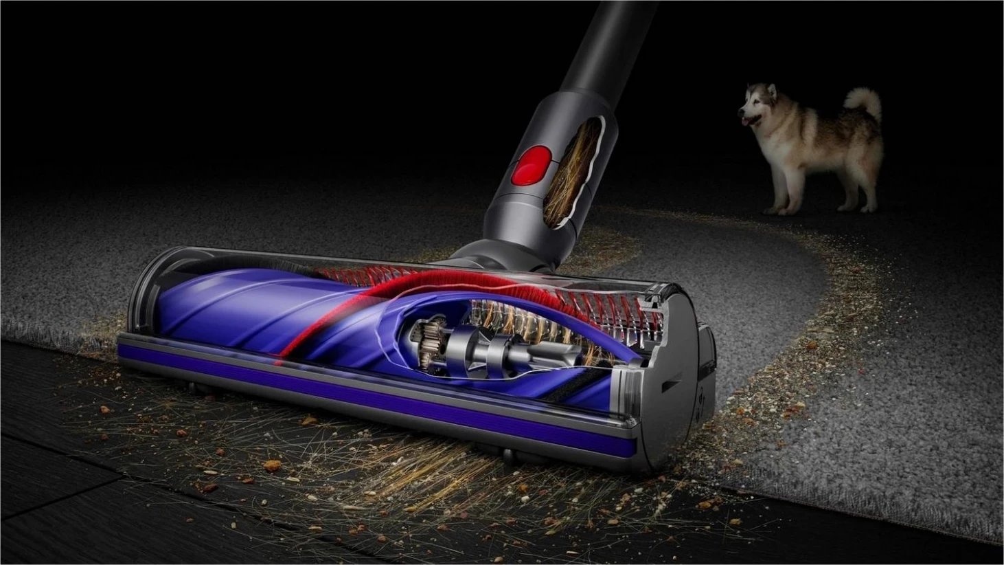 Fshesë me korrent Dyson V8 Absolute, pa qese, vertikale, e verdhë