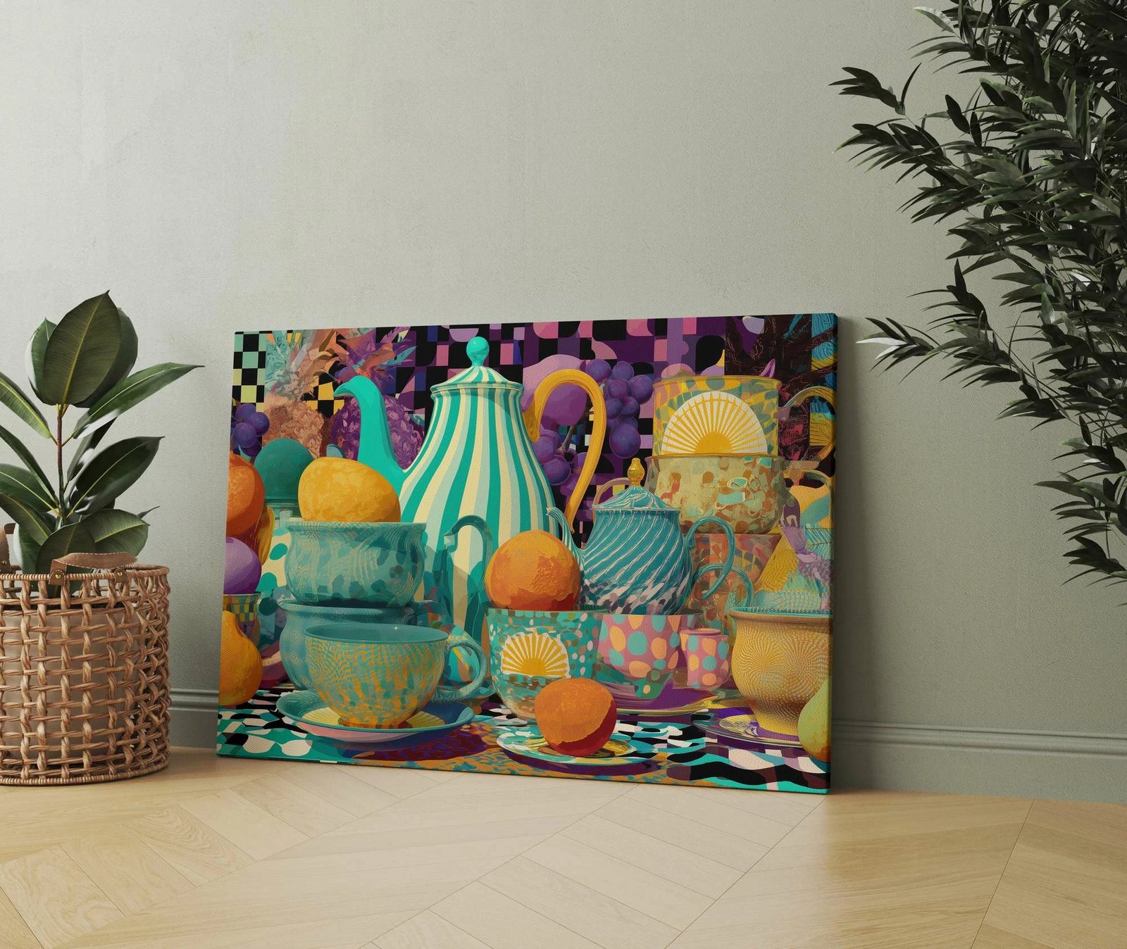 Pikturë dekorative në kanavacë, shumëngjyrëshe, Wallity, Hm_Cnvs26-31, 50x70cm