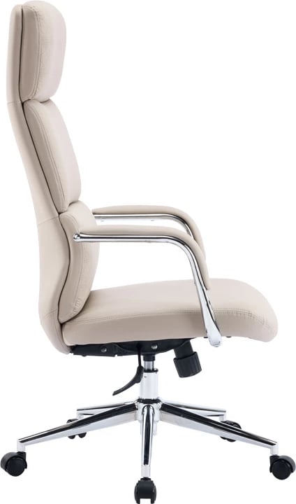 Karrige menaxheri për zyre, ngjyrë bezhë, Bendona, 71x78x119-127cm