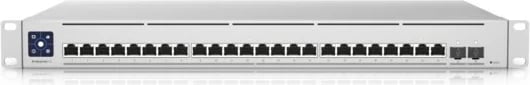 Switch i menaxhuar Ubiquiti UniFi Enterprise XG 24, 24 porta 10G Ethernet, çelik inox