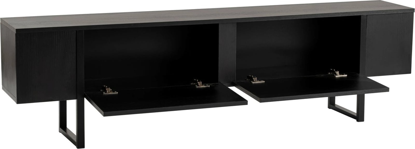 Komodinë TV Nordure, ngjyrë dru e zezë, Serenity