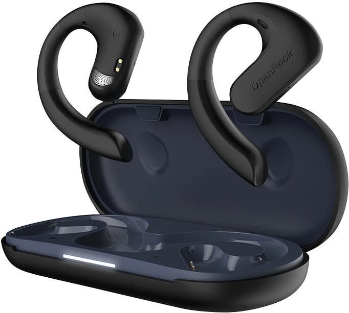 Kufje wireless OneOdio OpenRock S, TWS, Bluetooth 5.3, IPX5, të zeza, me kuti karikimi